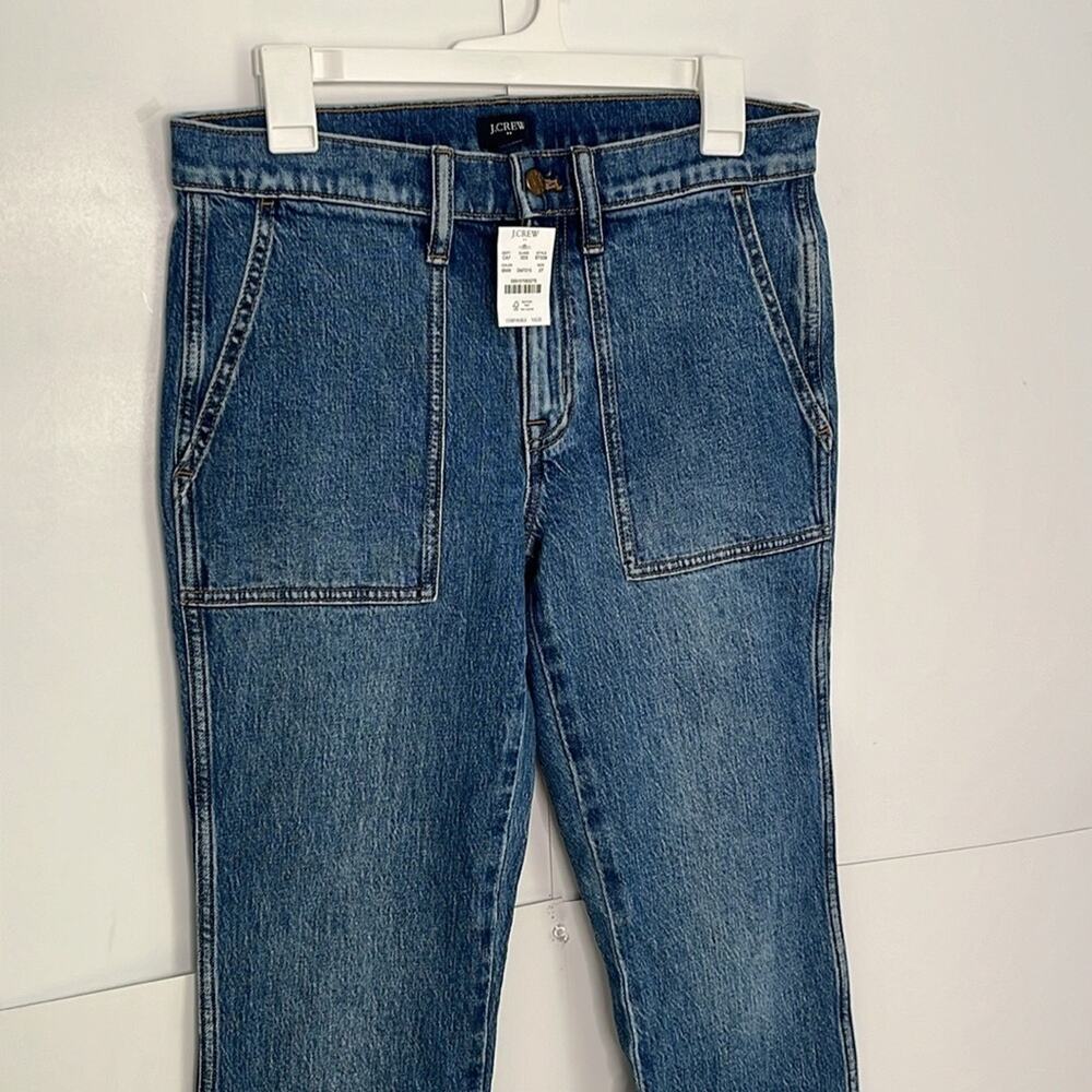 NWT J.Crew Factory High Rise Straight Leg Jeans - Picture 3 of 9